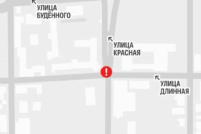 Движение транспорта частично ограничат ближайшей ночью на перекрестке в центре Краснодара