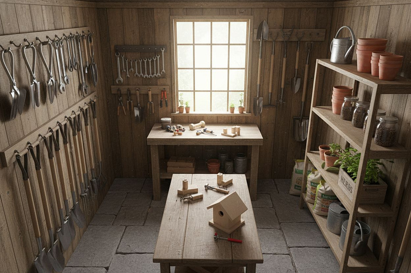 Как правильно хранить садовый инвентарь, чтобы избежать ржавчины