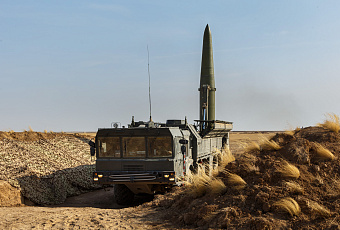 Расчеты ОТРК «Искандер-М» отразили нападение условных террористов в Краснодарском крае