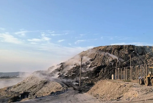 Пятые сутки в огне: пожар на новороссийском полигоне не утихает