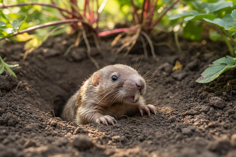 Слепыши на участке: как распознать и выгнать вредителей без химии навсегда