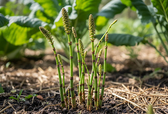 Хвощ полевой в огороде, польза и вред для дачника и растений