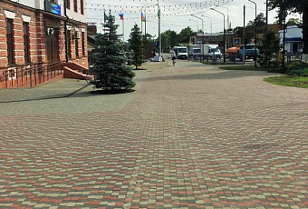 На 70% завершено благоустройство общественной территории в Абинском районе 