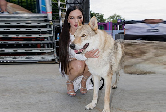 Блогеры возмущены экс-солисткой группы Serebro, которая выгуляла на поводке меньшого брата, заросшего шерстью