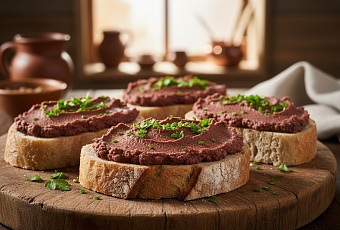 Паштет из красной фасоли: густой, ароматный - намазать и забыть