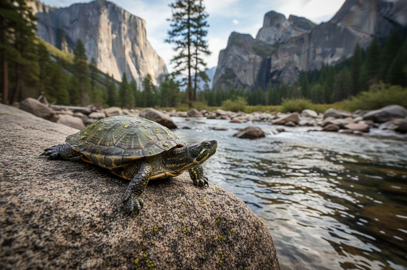 Пресноводная черепаха вернулась в Йосемити спустя 20 лет после исчезновения