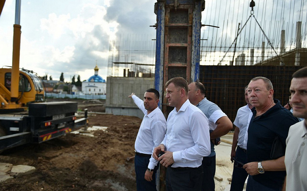  Школа на 1100 мест в краснодарском поселке Знаменском готова на 16%