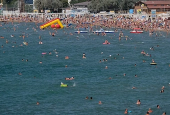 Какая температура Черного и Азовского морей на курортах Краснодарского края