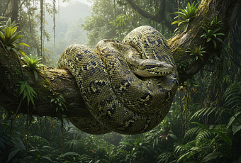 Гигантские анаконды выросли 12 млн лет назад и пережили все климатические изменения