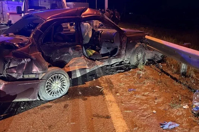 Два человека погибли в жесткой аварии в Краснодарском крае