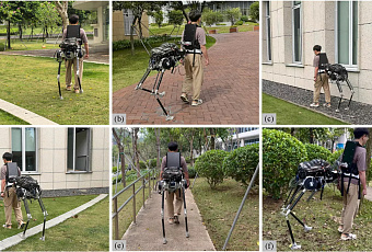 Китайские инженеры создали робота-кентавра, который крепится к человеку и ходит за ним на двух ногах
