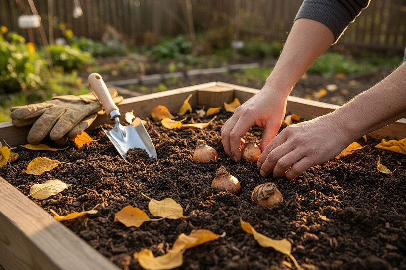 Как посадить нарциссы осенью, чтобы они не вымерзли за зиму
