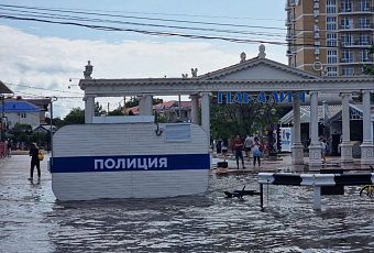 Курорты поплыли: ливень ударил по Черноморскому побережью Кубани