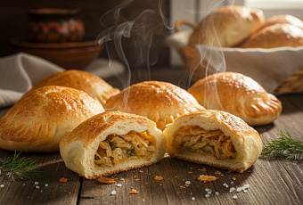 Пышные пирожки с капустой, секрет нежного теста, которое тает во рту