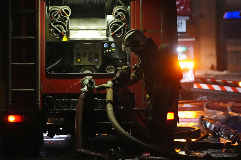 В поселке Афипском и на местном НПЗ произошли возгорания после атаки беспилотников