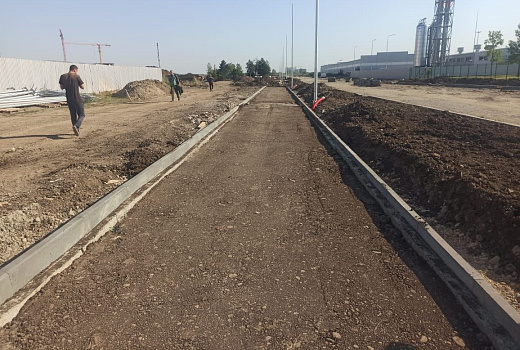 В Краснодаре движение по новой дороге к школе по ул. Конгрессной  откроют к 1 сентября