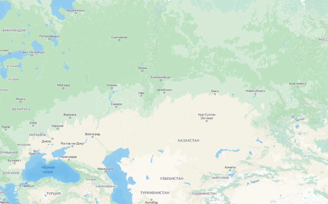 В «Яндекс.Картах» пропали границы государств