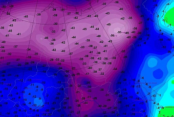 Первые 50-градусные морозы пришли в Россию в Якутии