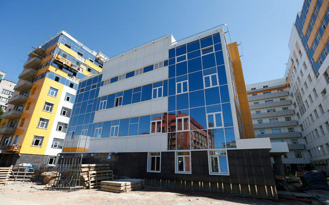 Анна Минькова: «Рентгенодиагностический корпус Краевой клинической больницы №1 готов на 95%»