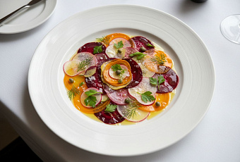 Карпаччо из корнеплодов, пошаговый рецепт