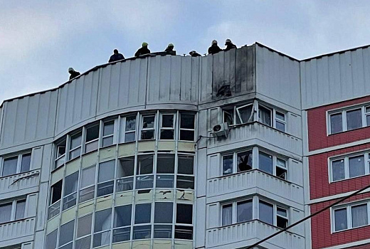 В атаке на Москву было задействовано восемь беспилотников