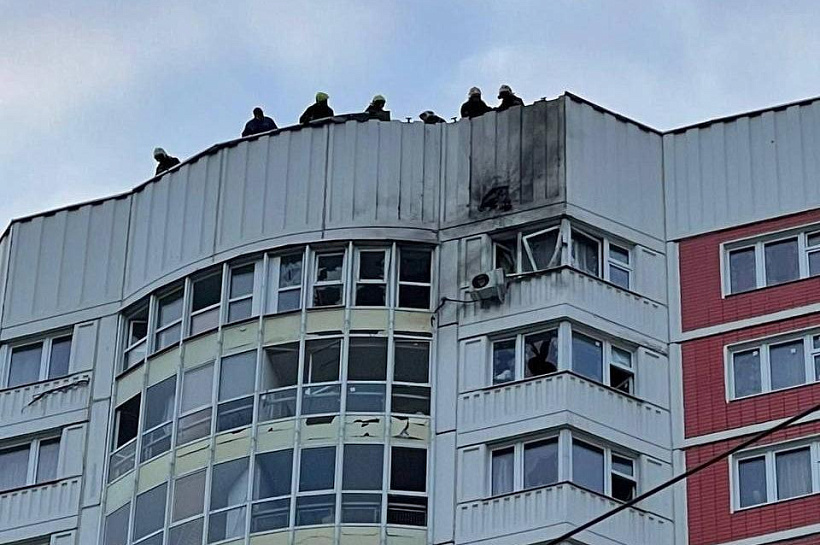 В атаке на Москву было задействовано восемь беспилотников