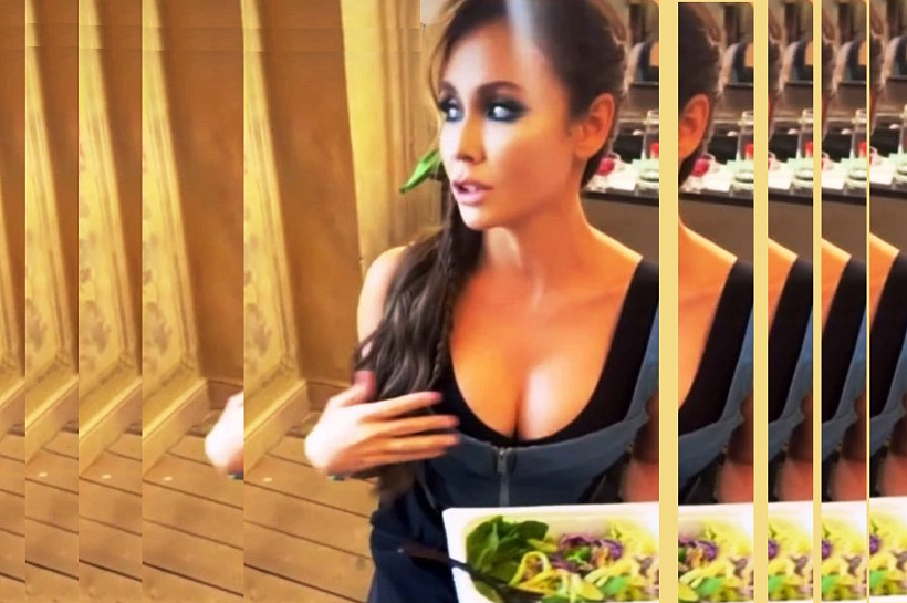 Еда в декольте: новая ведущая кулинарного шоу Ляйсан Утяшева добавила к первому блюду нюдс 