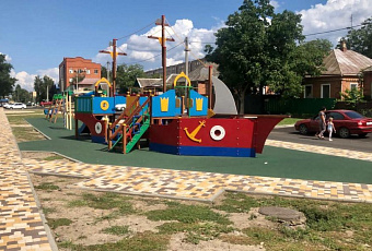 Улицу Красную в Кропоткине благоустроили на 82%