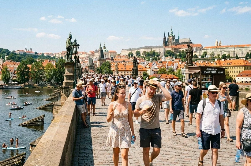 В Центральной Европе зафиксировали рекордную жару
