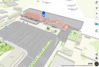 2ГИС запустил детальную 3D-модель аэропорта Краснодара для пассажиров