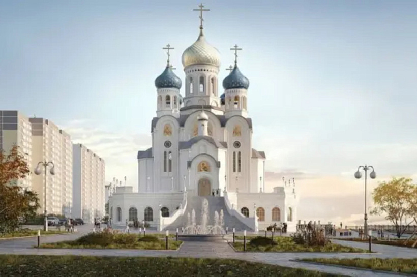 В ЮМР Краснодара будет построен 70-метровый храм в честь Покровительницы Воинства Российского