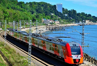 Новый утренний рейс появился у электрички Сочи – Имеретинский курорт