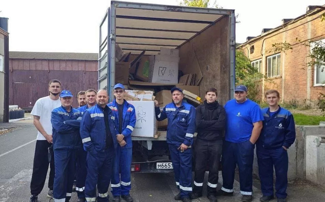 Сотрудники «Росводоканала Краснодар» собрали более тонны макулатуры