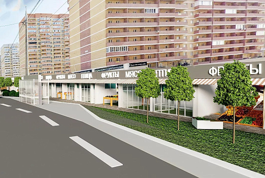 В Краснодаре по улице им. Петра Метальникова организуют ярмарку розничной торговли