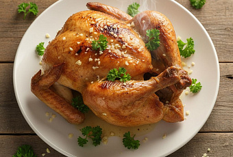 Цыпленок Персилад: французский рецепт с зеленью и чесноком