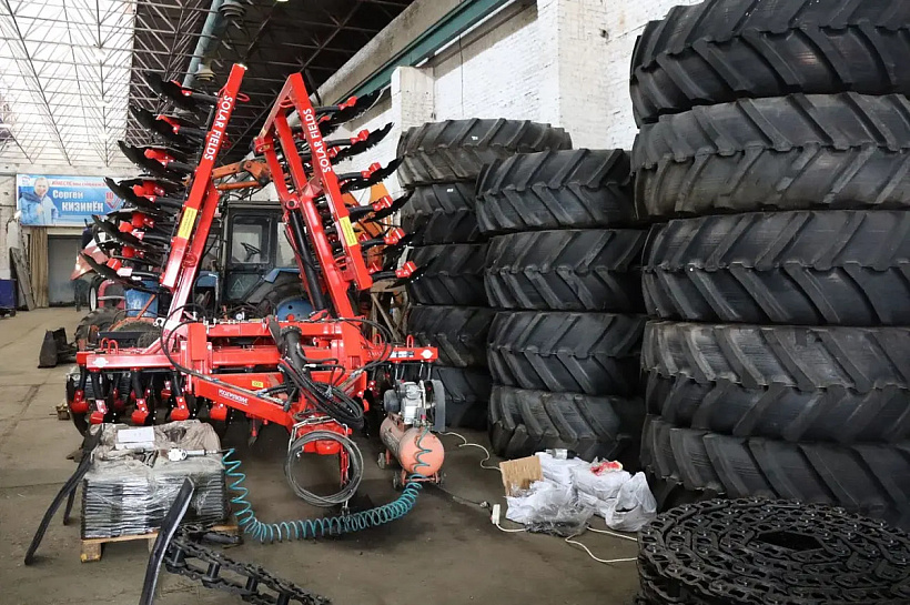 На Кубани начали готовить технику к весенним полевым работам 2026 года