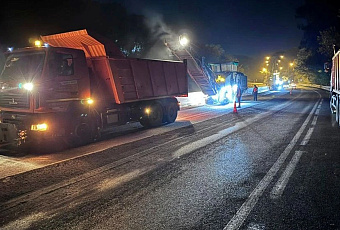 Ремонт дороги на Мамайском перевале в Сочи завершат до 1 декабря
