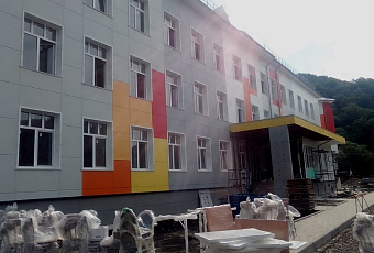 Строительство корпуса школы на 125 мест завершают в Туапсинском районе 