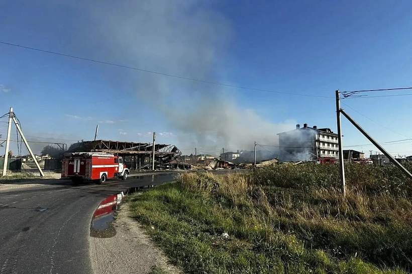 В Анапе после ДТП сгорел жилой дом