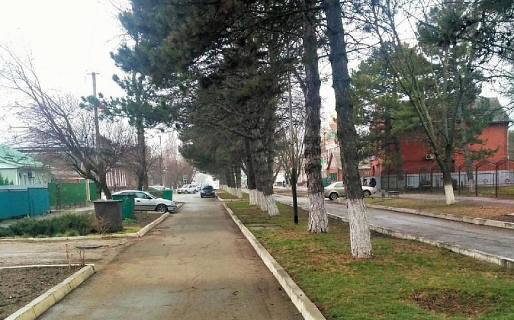 Общественную территорию реконструируют в станице Старощербиновской в 2022 году 