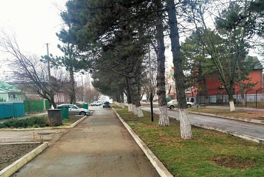 Общественную территорию реконструируют в станице Старощербиновской в 2022 году 