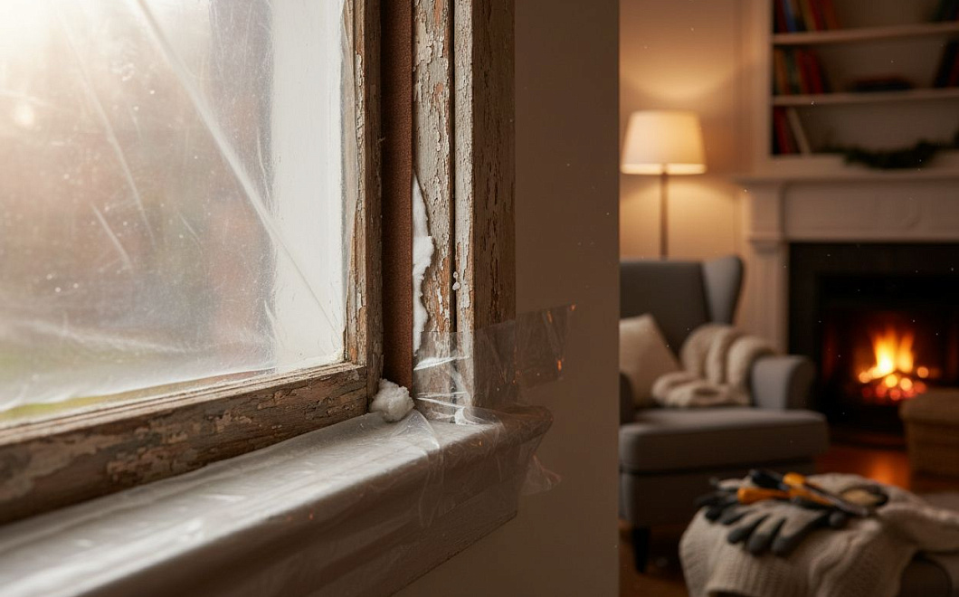Как утеплить старые окна без замены: простые методы против теплопотерь