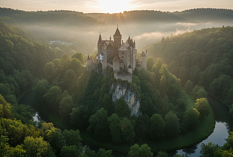 Замок Лихтенштейн у Венского леса: средневековая атмосфера и история