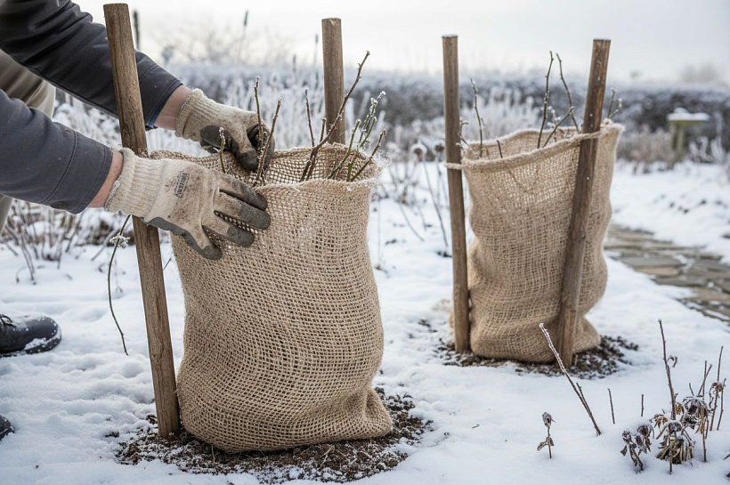 Лучшие способы укрытия роз на зиму 2025, подготовка к холодам