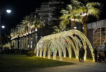 Сочи ожидает 480 тысяч туристов за новогодние праздники