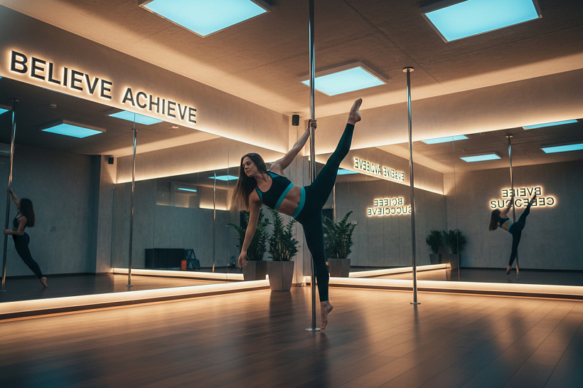 Танцы на пилоне сжигают до 1000 калорий за час и развивают силу с гибкостью