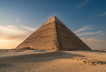 Чёрная пирамида Дахшура: загадочные подземные ходы и необычная конструкция