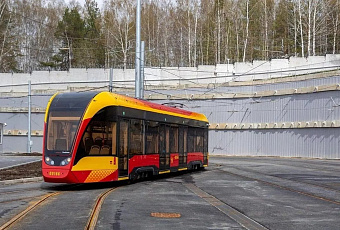 Беспилотный трамвай «Львенок» начал испытания в Верхней Пышме на Урале