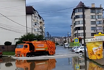 Как из ведра: последствия ночного ливня в Краснодаре   