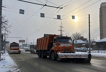 В Краснодаре на расчистку дорог 19 января вышли 47 единиц спецтехники